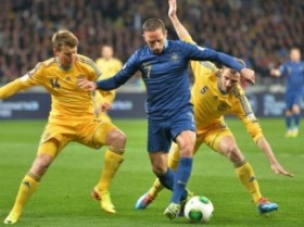 Видео: Франция обыграла Украину 3:0 и прошла на Чемпионат мира